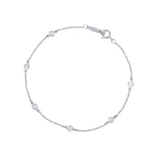 Load image into Gallery viewer, TIFFANY&Co. Elsa Peretti Diamond by the Yard Bracelet60099275 Pt950