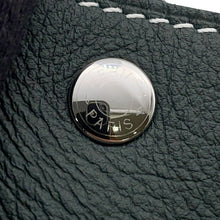 Load image into Gallery viewer, HERMES Vid Poche "Mise et Relance" H Evelyn Verso Vert Fonce/Blue Lin Taurillon Clemence
