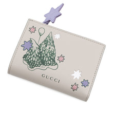 Load image into Gallery viewer, GUCCI Japan Limited Edition Yuko Higuchi Bicolor Small Wallet Light Gray/Green/Purple860650 Leather