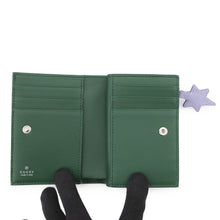 Load image into Gallery viewer, GUCCI Japan Limited Edition Yuko Higuchi Bicolor Small Wallet Light Gray/Green/Purple860650 Leather