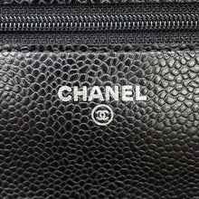Load image into Gallery viewer, CHANEL Matelasse Chain wallet BlackAP0250 Caviar Leather