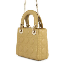 Load image into Gallery viewer, Dior Lady Dior 2Way Handbag OliveM0505ONGE Lambskin Size Mini