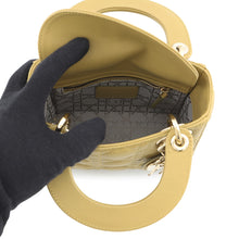 Load image into Gallery viewer, Dior Lady Dior 2Way Handbag OliveM0505ONGE Lambskin Size Mini