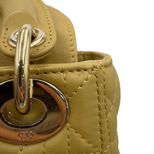 Load image into Gallery viewer, Dior Lady Dior 2Way Handbag OliveM0505ONGE Lambskin Size Mini