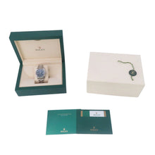 将图像加载到图库查看器中,ROLEX Datejust W36mm Stainless Steel K18WG Blue Dial116234
