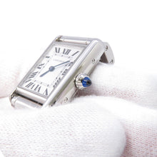 将图像加载到图库查看器中,CARTIER tank mast SM H29.5mm×W22mm Stainless Steel Silver DialWSTA0051