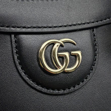 将图像加载到图库查看器中,GUCCI Diana Tote Bag Black832982 Leather Size Medium