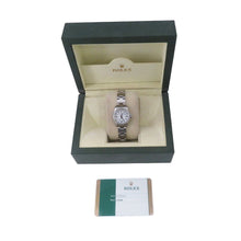 将图像加载到图库查看器中,ROLEX Oyster Perpetual W26mm Stainless Steel White Dial176200