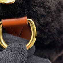 Load image into Gallery viewer, LOUIS VUITTON Speedy Bandouliere Noir/WhiteM11797 Monogram Shearling Size 30