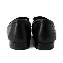 将图像加载到图库查看器中,HERMES Mocassins Royale Black Leather Size 35.5