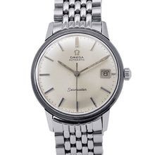 将图像加载到图库查看器中,OMEGA Seamaster date W34mm Stainless Steel Silver Dial166.037
