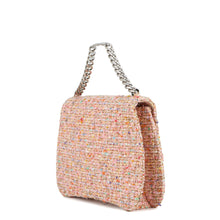 Load image into Gallery viewer, CHANEL CC Logo Chain Handbag Pink Tweed