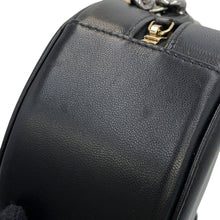 将图像加载到图库查看器中,CHANEL Round ChainShoulder Bag BlackAP0945 Lambskin