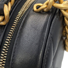 将图像加载到图库查看器中,CHANEL Round ChainShoulder Bag BlackAP0945 Lambskin