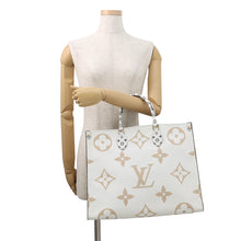 Load image into Gallery viewer, LOUIS VUITTON Onthego Creme/Khaki/BeigeM44571 Monogram / Giant Size GM