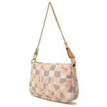 Load image into Gallery viewer, LOUIS VUITTON Mini Pochette Accessoires PinkN60051 Damier Azur Tahiti