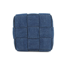 Load image into Gallery viewer, Bottega Veneta Denim Cassette Bucket Shoulder Bag Indigo743789 Denim Size Small