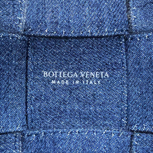 Load image into Gallery viewer, Bottega Veneta Denim Cassette Bucket Shoulder Bag Indigo743789 Denim Size Small