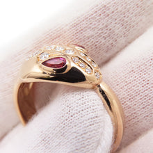 Load image into Gallery viewer, BVLGARI Serpenti Ring Size Approximately No. 19 18K Pink Gold