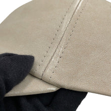 Load image into Gallery viewer, Bottega Veneta Flannel print cap Size M Beige739329 Nubuck Leather