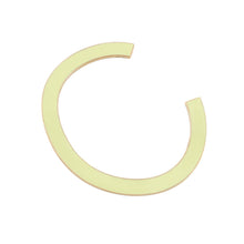 Load image into Gallery viewer, Bottega Veneta Curved Cuff Bracelet Size L Green/Lime741013 Ag925 Enamel