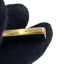 Load image into Gallery viewer, Bottega Veneta Curved Cuff Bracelet Size L Green/Lime741013 Ag925 Enamel