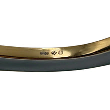 将图像加载到图库查看器中,Bottega Veneta Curved Cuff Bracelet Size L Green/Lime741013 Ag925 Enamel