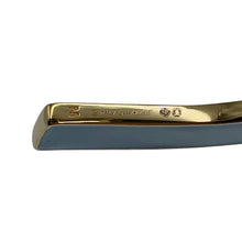 将图像加载到图库查看器中,Bottega Veneta Curved Cuff Bracelet Size M Light Blue/Parakeet741013 Ag925 Enamel
