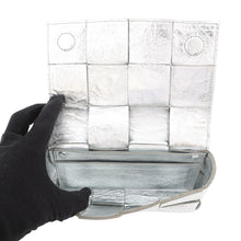 将图像加载到图库查看器中,Bottega Veneta Maxi INTRECCIATO Cassette Shoulder Bag Silver680145 Lambskin