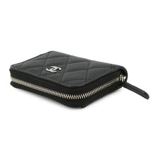 将图像加载到图库查看器中,CHANEL Coin purse Matelasse CC Logo BlackAP0216 Caviar Leather