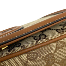 将图像加载到图库查看器中,GUCCI GUCCI Blondie top handle bag Beige/Dark Brown815714 GG Canvas Leather Size Medium