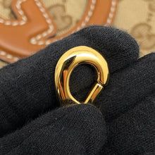 将图像加载到图库查看器中,GUCCI GUCCI Blondie top handle bag Beige/Dark Brown815714 GG Canvas Leather Size Medium