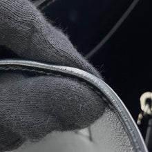 将图像加载到图库查看器中,PRADA Triangle Logo Tote Bag Black1BA332 Leather