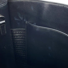 将图像加载到图库查看器中,PRADA Triangle Logo Tote Bag Black1BA332 Leather