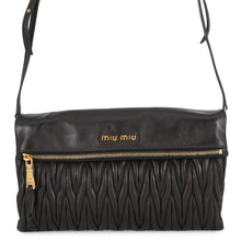 Load image into Gallery viewer, MIUMIU Matelasse 2WAY Clutch Bag BlackRP0385 Leather