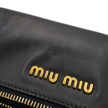Load image into Gallery viewer, MIUMIU Matelasse 2WAY Clutch Bag BlackRP0385 Leather