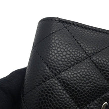 将图像加载到图库查看器中,CHANEL Matelasse Classic Zip Coin Purse BlackAP0216 Caviar Leather