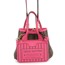 Load image into Gallery viewer, LOUIS VUITTON Neverfull・Inside Out Rose Buffalo Pondichery LeatherM12106 Monogram Grain Leather Size BB