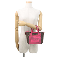 Load image into Gallery viewer, LOUIS VUITTON Neverfull・Inside Out Rose Buffalo Pondichery LeatherM12106 Monogram Grain Leather Size BB