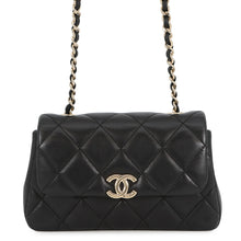 将图像加载到图库查看器中,CHANEL Matelasse ChainClutch Bag BlackAP4593 Lambskin Size Mini