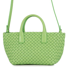 将图像加载到图库查看器中,Bottega Veneta INTRECCIATO Mini Cabas 2WAYBag Green709464 Lambskin