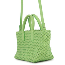 将图像加载到图库查看器中,Bottega Veneta INTRECCIATO Mini Cabas 2WAYBag Green709464 Lambskin