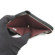 Load image into Gallery viewer, CHANEL Round zip compact wallet BlackAP4652 Caviar Leather