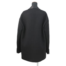 Load image into Gallery viewer, CELINE Cashmere tuxedo coat Size 34 Black2M02B6700 Cashmere100%