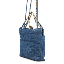 将图像加载到图库查看器中,CHANEL CHANEL22 Denim BlueAS3980 Cotton Size Mini