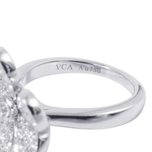 将图像加载到图库查看器中,Van Cleef & Arpels Frivole Ring 1 flower Size 47/#7VCARD31648/VCARD31600 18K White Gold
