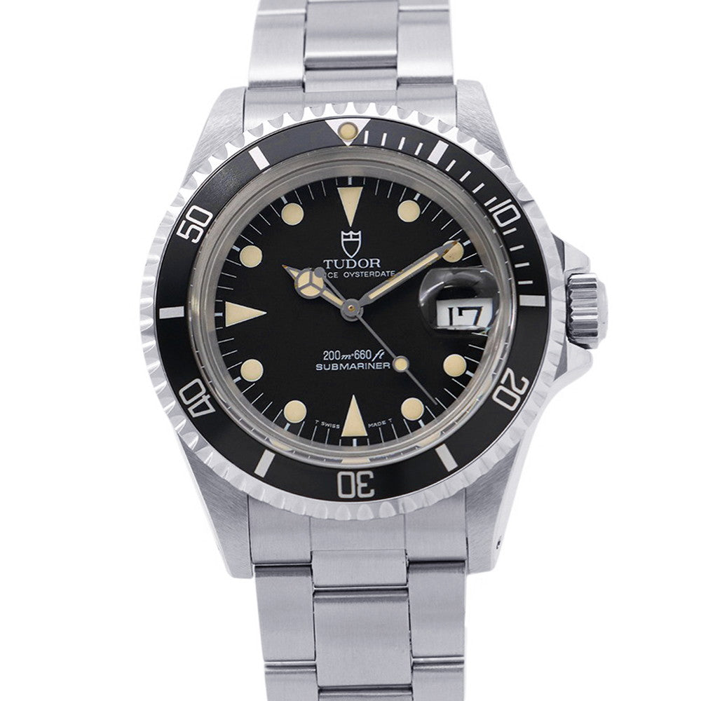 TUDOR Prince Oyster Date Submariner W39.5mm Stainless Steel Black