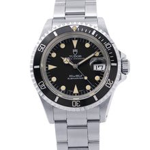 Load image into Gallery viewer, TUDOR Prince Oyster Date Submariner W39.5mm Stainless Steel Black Dial79090