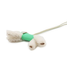 Load image into Gallery viewer, HERMES Buddy Bag Charm Vert Comics/Vert Fizz Lambskin Mouton