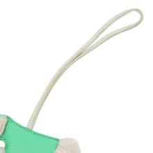 Load image into Gallery viewer, HERMES Buddy Bag Charm Vert Comics/Vert Fizz Lambskin Mouton